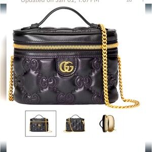 Gucci NWT GH Matellase Mini Top Handle Bag
